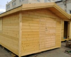 15 fm smáhýsi með liggjandi klæðningu