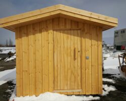 Sauna að utan