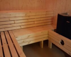 Sauna inni