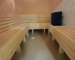 Sauna að innan