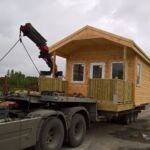 Útleigueining tilbúin til flutnings